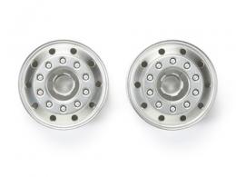 RC Metal Plated Front Wheels - For Tractor Truck 22mm Width