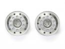 RC Metal Plated Front Wheels - For Tractor Truck 22mm Width