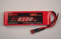 Li‐Poバッテリー　KP5100mAh3 セル 35‐70C